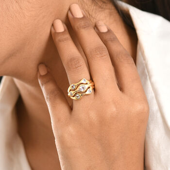EverTrue wei&szlig;er Topas Ring - 1,16 ct.