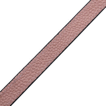 Brillenkette mit Echtlederband, Leopardenmuster, Rosa und Gold