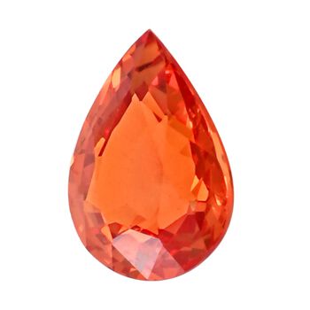 AAAA Sonnenuntergang-Saphir ungefasster Edelstein, Tropfen- und Facettenschliff - 1,57 ct.