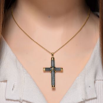 Nat&uuml;rlicher Olmek Jadeit Anh&auml;nger mit kettte ca. 50 cm, 925 Silber vergoldet ca. 15.00 ct