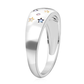 Mehrfarbiger Diamant-Ring - 0,14 ct.