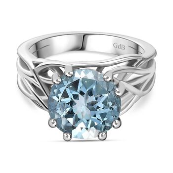 Himmelblauer Topas-Ring  - 4,25 ct.