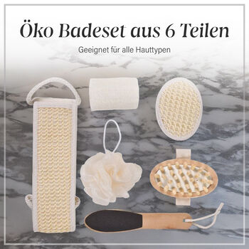 &Ouml;ko Badeset aus 6 Teilen