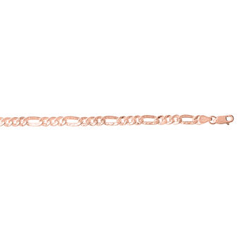 Italienisches 925 Silber ros&eacute;vergoldet Kette, ca. 50 cm ca. 19,10g