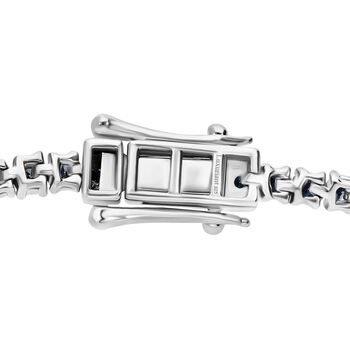 LUXURIANT SGL zertifiziertes SI-GH Labor blaues Diamant 19cm Armband - 1 ct.