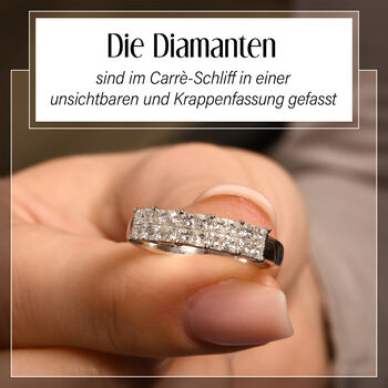 RHAPSODY SGL zertifizierter VS EF Diamant-Ring in 950 Platin  - 1 ct.