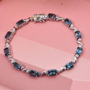 AAA London Blau Topas und Zirkon Armband