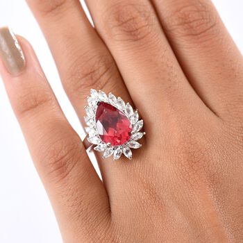 D'Joy Labor Padparadscha Saphir und Topas Ring - 11,28 ct.