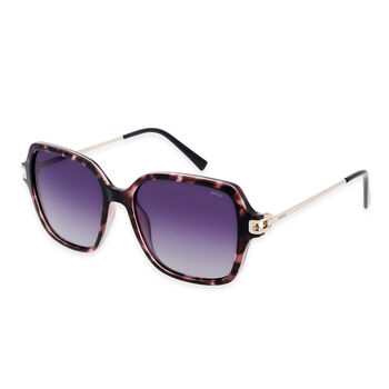 SOLE UND LUCE Swiss Eyewear Sonnenbrille, Ultra Polarisierte Gl&auml;ser, UV400 Schutz, Lila Gold Demi