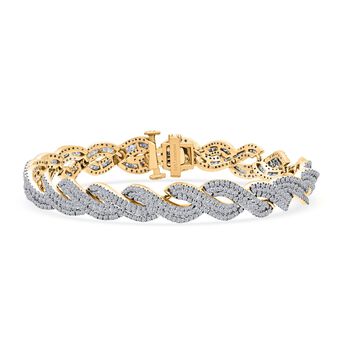 LUXURIANT SGL zertifiziertes SI-GH Labor Diamant 19cm Armband - 5 ct.