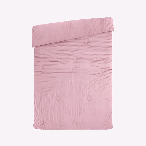 Serenity Night - 100% Bambus-Steppdecke mit Bambusf&uuml;llung und 2er-Set Bambus-Kissenbez&uuml;ge Rosa image number 6