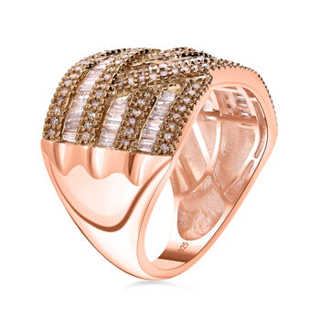 Nat&uuml;rlicher Champagner Diamant Ring, ca. 1.50 ct