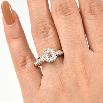 LUXURIANT DIAMOND - Lab Grown Diamant VS-EF IGI zertifiziert Ring 950 Platin (Gr&ouml;&szlig;e 19.00)  ca. 2.00 ct