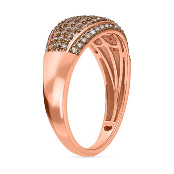 Nat&uuml;rlicher Champagner Diamant-Ring - 0,50 ct.