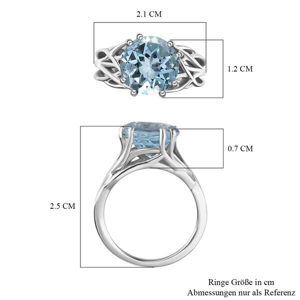 Himmelblauer Topas-Ring  - 4,25 ct. image number 7