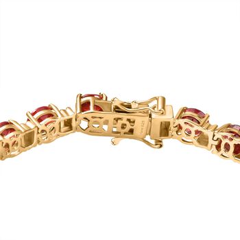 D'Joy Labor Padparadscha Saphir 20cm Armband - 28,36 ct.