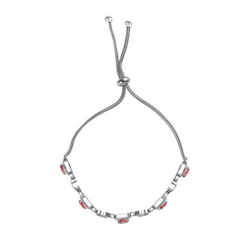 Rotes Granat 26,75cm Armband - 2,86 ct.