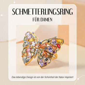 GP Trionfo Collection - Multi-Saphir und Zirkon-Ring - 5,76 ct.
