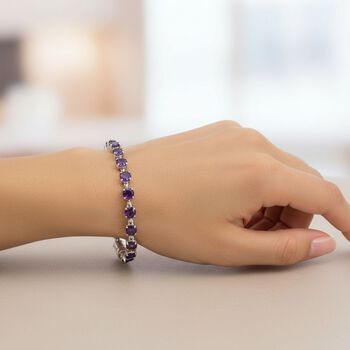 D'Joy AA afrikanisches Amethyst 19cm Armband - 9,53 ct.