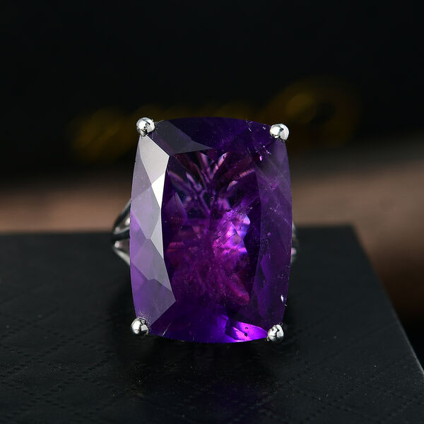 D'Joy AA afrikanischer Amethyst Ring - 39,21 ct. image number 2