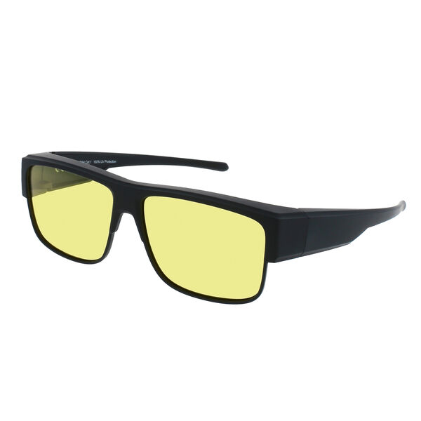 SOLE UND LUCE Polarisierte &Uuml;berbrille, Night Vision Funktion, Mehrschichtgl&auml;ser, Schwarz