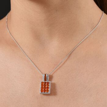 D&rsquo;Joy AAA Feueropal Ring und Anh&auml;nger mit Kette