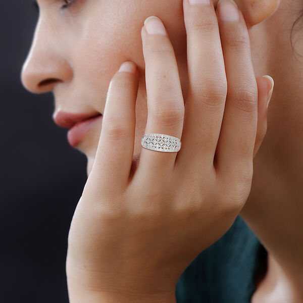 Wei&szlig;er Diamant-Ring - 0,20 ct. image number 3