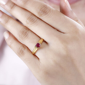 Afrikanischer Rubin-Ring - 0,70 ct.