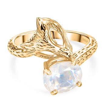 GP - Ilakaka Rosa Saphir (Fissure gef&uuml;llt), Kanchanaburi Blauer Saphir Ring 925 Silber 750 Vergoldet (Gr&ouml;&szlig;e 17.00) ca. 2,81 ct