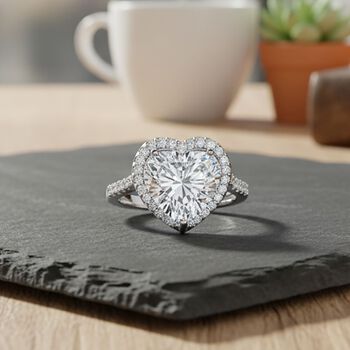 LUXURIANT IGI zertifizierter VS-EF Labor Diamant Ring in 950 Platin - 5,50 ct.