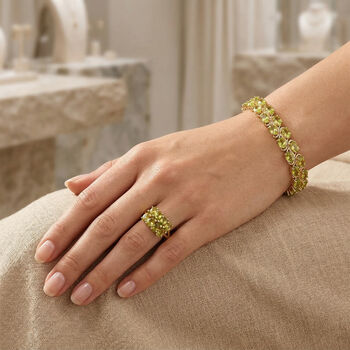 D'Joy Peridot Armband und Ring