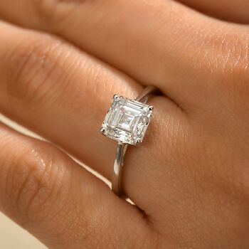 LUXURIANT SGL zertifizierter VS-EF Labor Diamant Ring in 950 Platin - 2 ct.