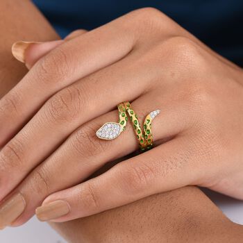 GP Trionfo Kollektion- Wei&szlig;er Zirkon und blauer Saphir Ring - 0,36 ct.