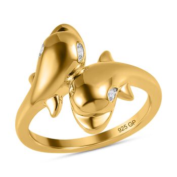 GP Sea Life Kollektion - Diamant und Kanchanaburi blauer Saphir-Ring