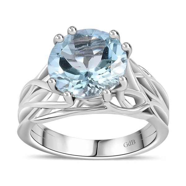 Himmelblauer Topas-Ring  - 4,25 ct. image number 4