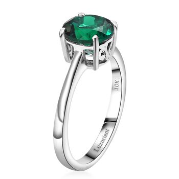 AAA Lab Grown Smaragd Ring 417 Gold (Gr&ouml;&szlig;e 16.50) ca. 2.10 ct