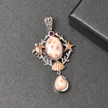 D joy AA Natrolith Anh&auml;nger 925 Silber ca. 7.50 ct