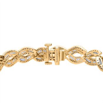 LUXURIANT SGL zertifiziertes SI-GH Labor Diamant 19cm Armband - 5 ct.