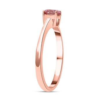 LUXURIANT SGL zertifizierter VS rosa Labor Diamant Ring in 585 Ros&eacute;gold- 0,50 ct.
