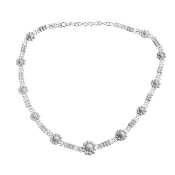 DJoy Royal Bali Kollektion - 925 Silber Tarakashi Halskette ca. 45 cm ca. 20,10g