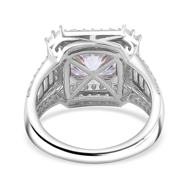 D'Joy Moissanit Ring und Anh&auml;nger mit 50cm Kette Oktagon image number 12