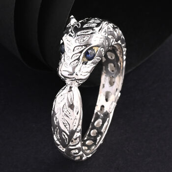 D'Joy Royal Bali- Ceylon Saphir Panther Ring in 925 Silber