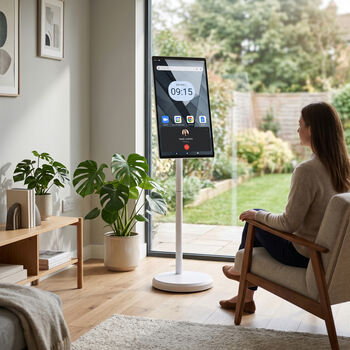 Smartes All-in-One-Ger&auml;t, 21,5 Zoll Bildschirm, Android 15, 4GB + 64GB, Wei&szlig;