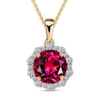 AAA Lab Grown Bixbit, Lab Grown Diamant Schmuckset ca. 45 cm 417 Gold Gold ca. 3,50 ct.