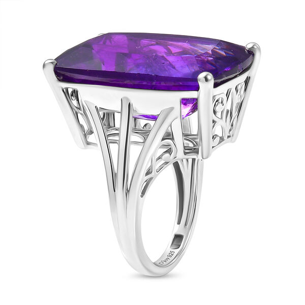 D'Joy AA afrikanischer Amethyst Ring - 39,21 ct. image number 5