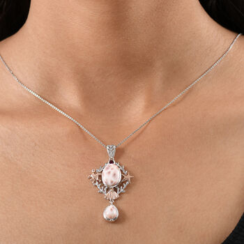 D joy AA Natrolith Anh&auml;nger 925 Silber ca. 7.50 ct