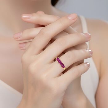 AAA burmesischer Rubin Ring in 585 Gold -1,06 ct.
