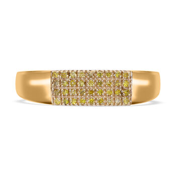 Gelber Diamant-Ring - 0,20 ct.