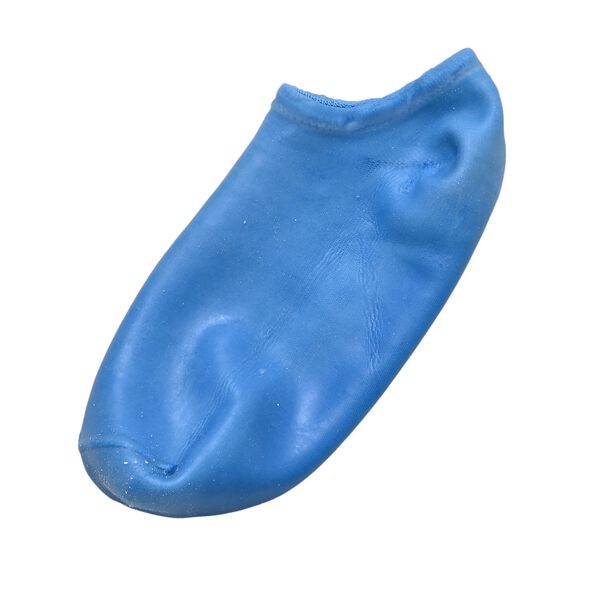 Silikon-Feuchtigkeitssocken f&uuml;r Fu&szlig;pflege mit Anti-Rutsch-Noppen, 21&times;9,5 cm, Blau image number 2