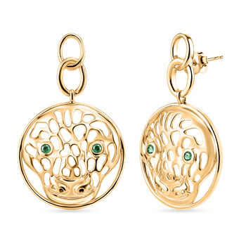 EVER TRUE AAA Kagem Sambischer Smaragd Ohrringe Reine Bronze ca. 0.27 ct